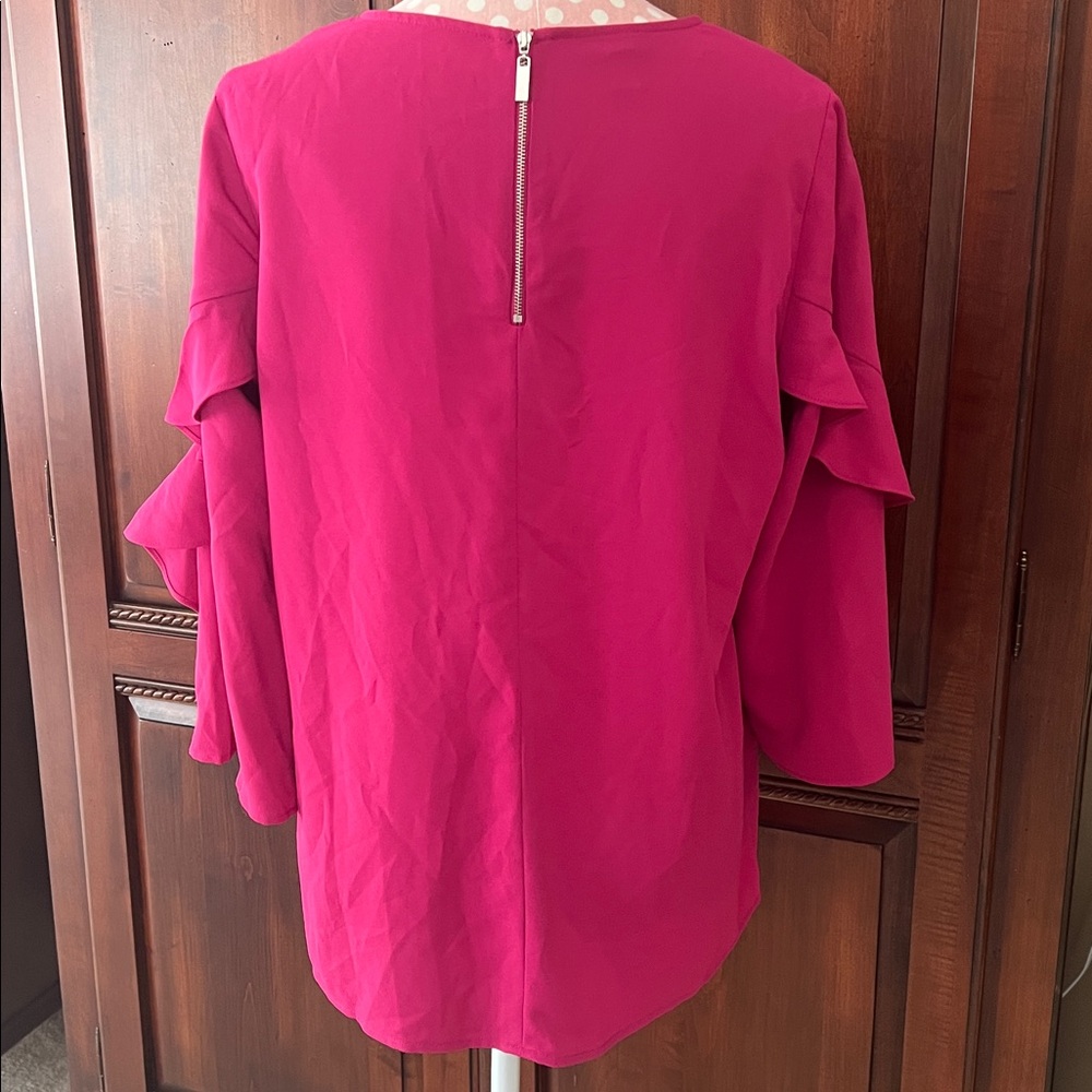 Alfani Bell Sleeve Blouse Size M - Picture 4 of 11